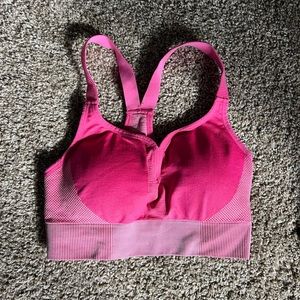 Pink sports bra medium